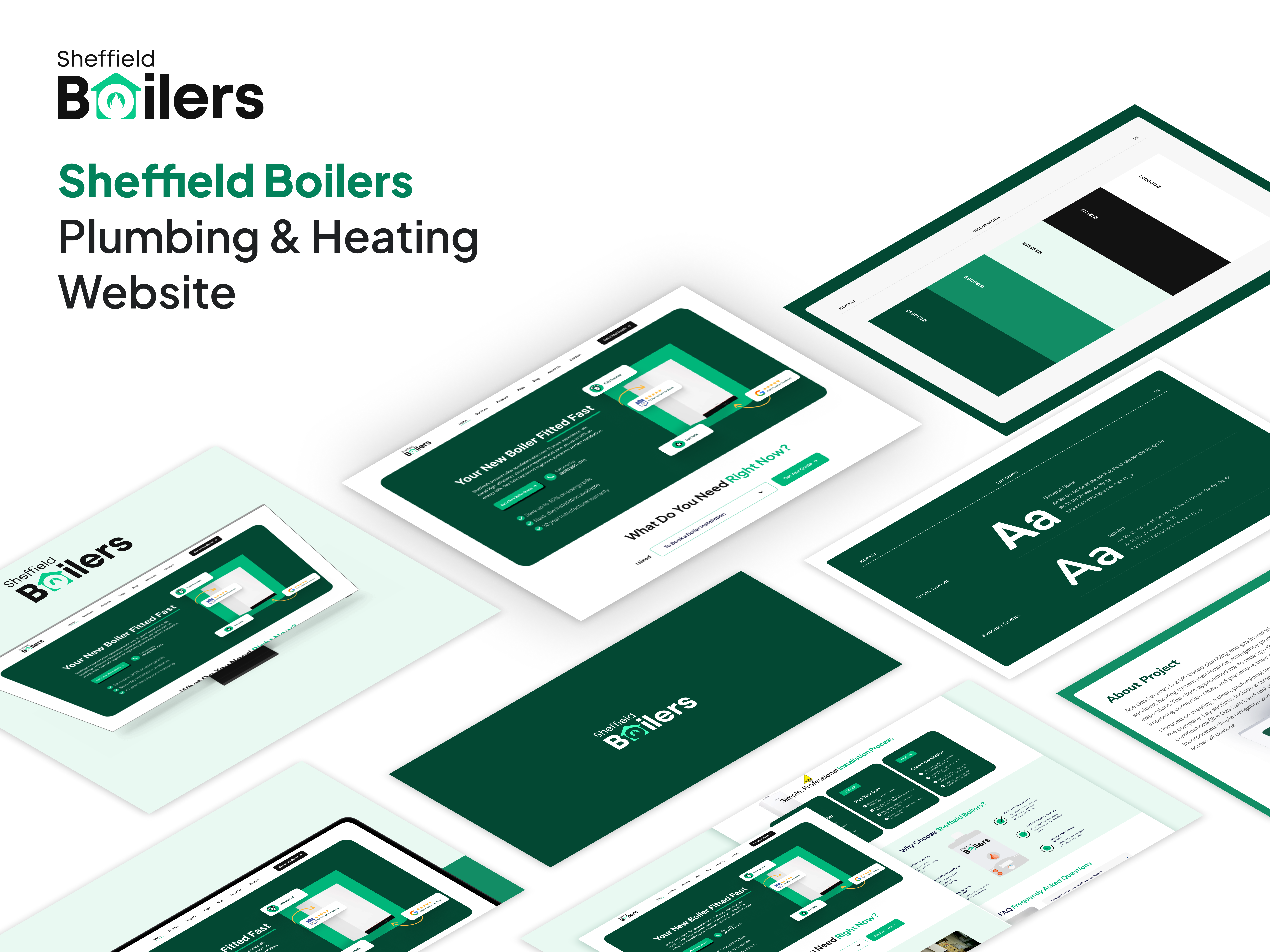 Sheffield Boilers Website — Sheffield Boilers portfolio preview